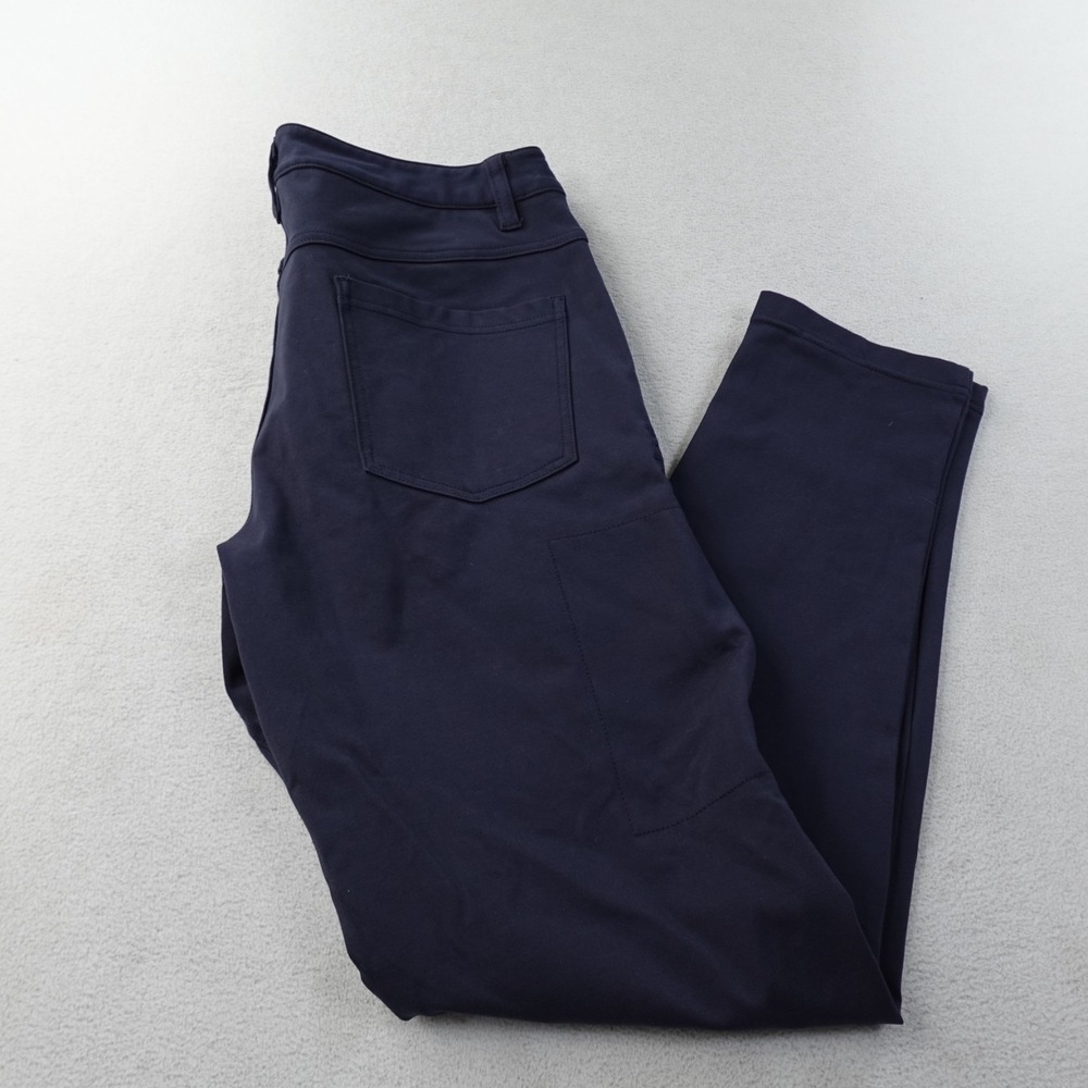 BYLT Everyday Pant 2.0 Pants Mens Medium Blue Slim Fit Stretch Chino Golf